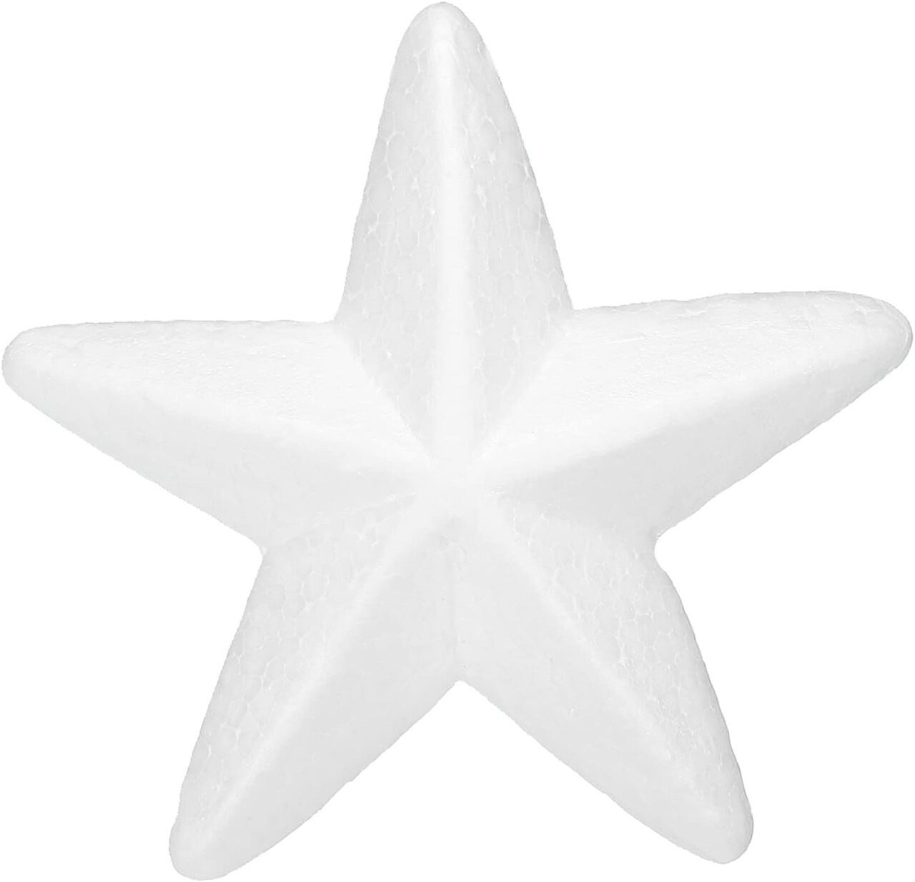 Foam Stars for DIY Arts and Crafts 3.94 x 3.94 Inch Polystyrene Stars for Christmas Tree, DIY Home Craft Project